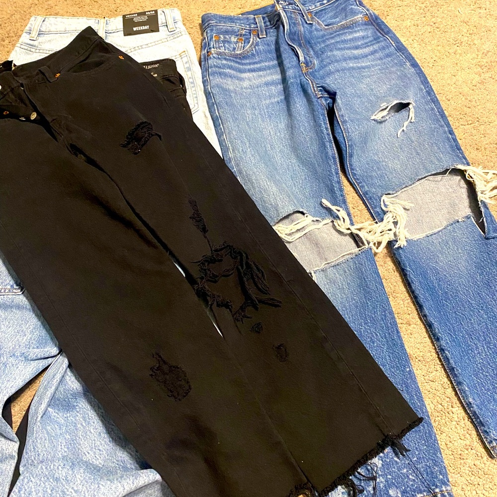 Zara Tru religion Levi  Jeans bundle all size 24 euro 0-1 USA  DM for more pics